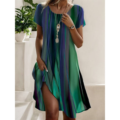 Blossom™ - Abito floreale girocollo donna